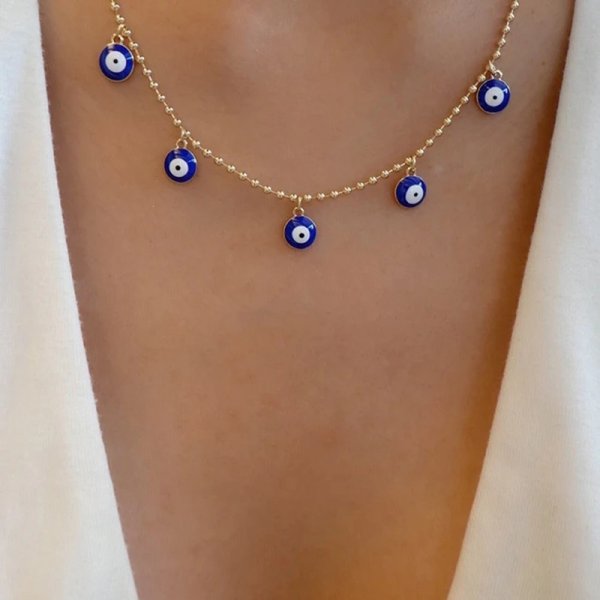 Turkish Protective Evil Eye Necklace