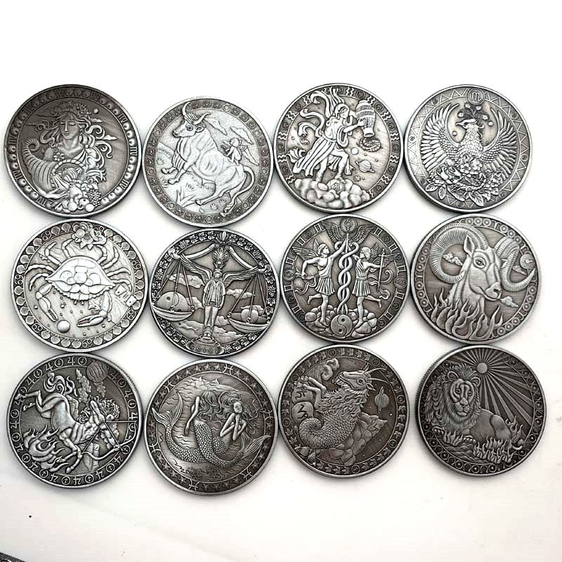 Silver Plated Zodiac Coin Collection