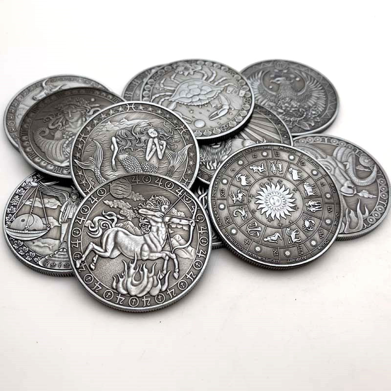 Silver Plated Zodiac Coin Collection