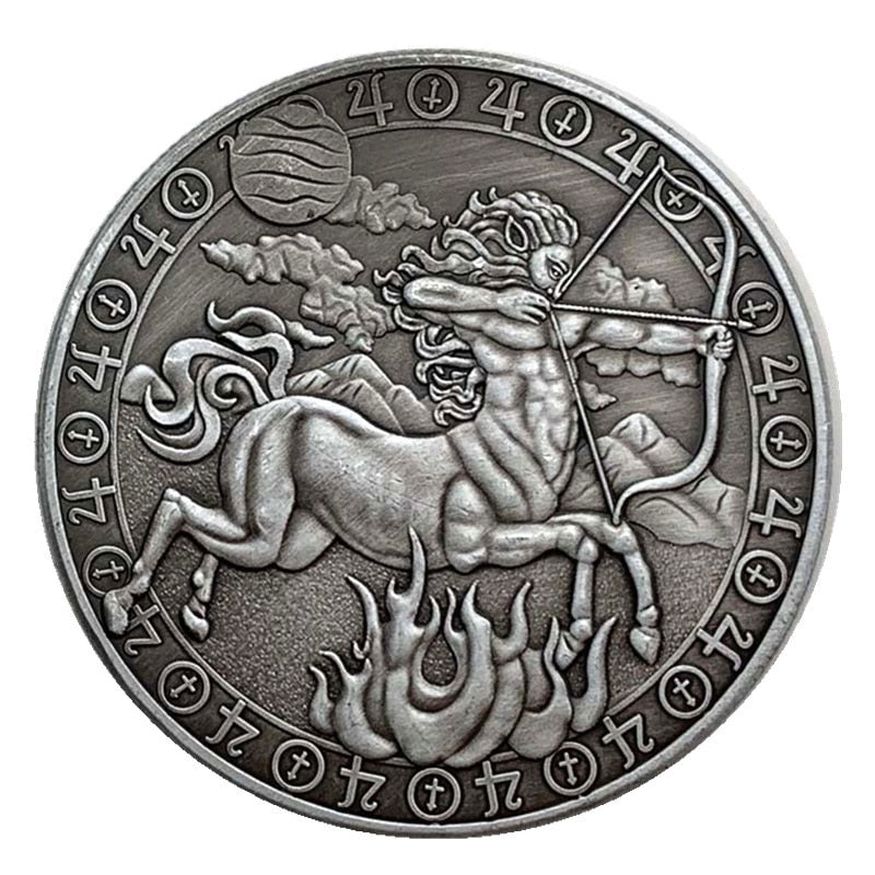 Silver Plated Zodiac Coin Collection