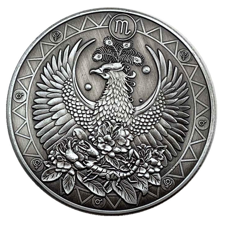 Silver Plated Zodiac Coin Collection