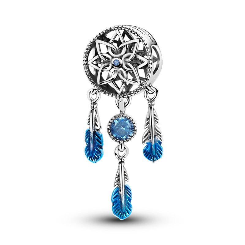 925 Sterling Silver and Crystal Charm Collection