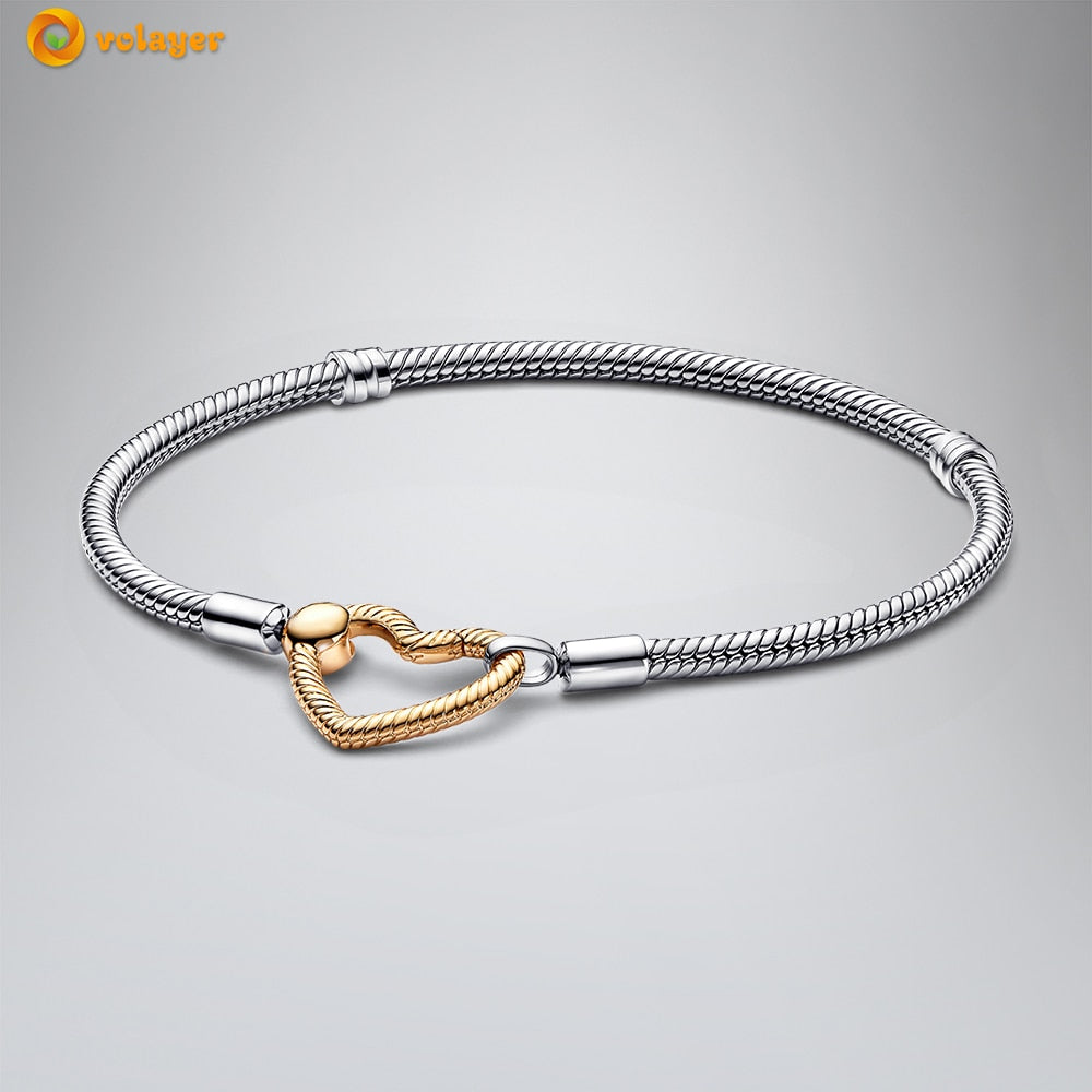Sterling Silver Pandora-Style Bracelet