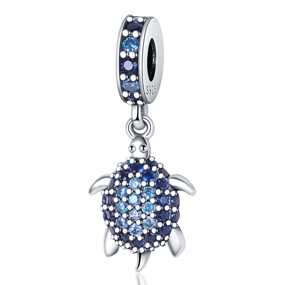 925 Sterling Silver and Crystal Charm Collection