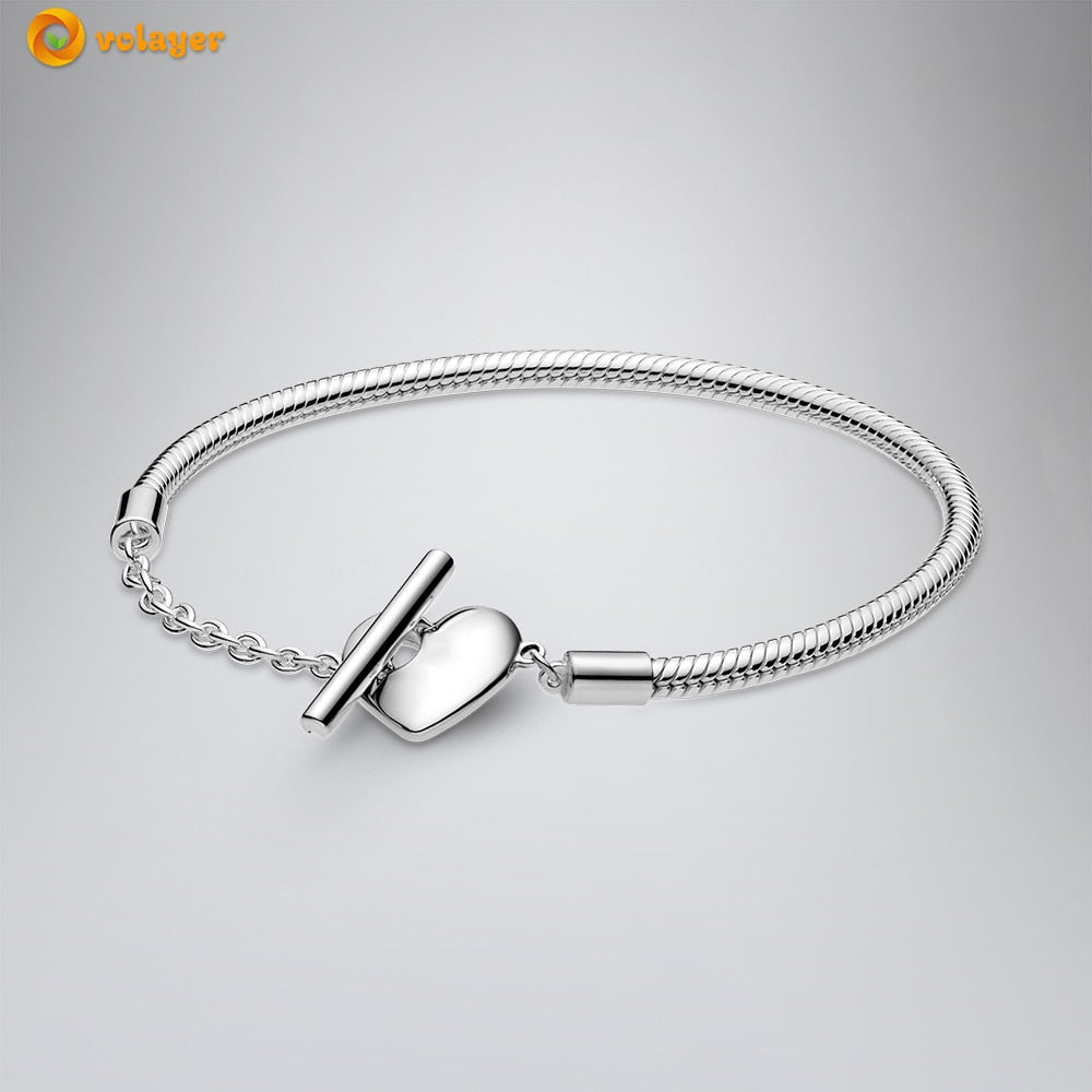 Sterling Silver Pandora-Style Bracelet