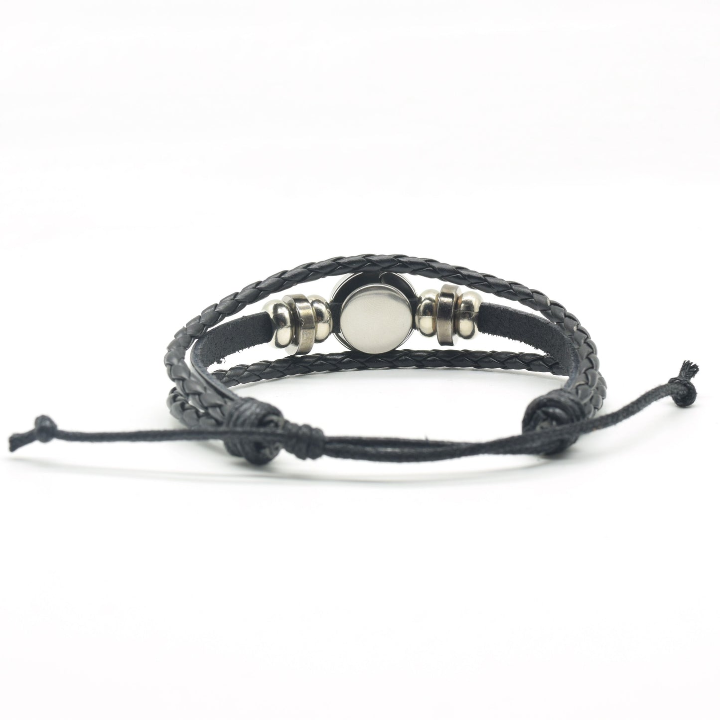 Multilayer Zodiac Sign Leather Bracelet