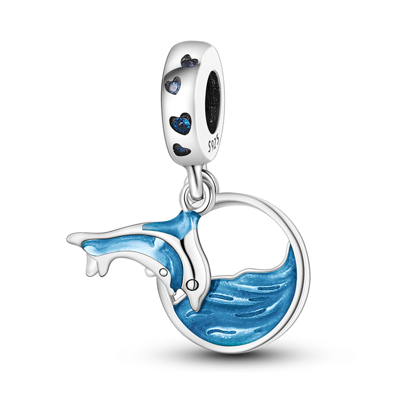 925 Sterling Silver and Crystal Charm Collection