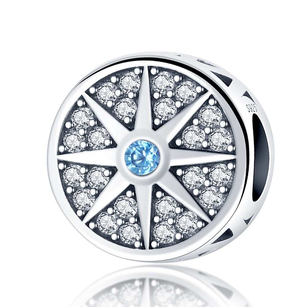 925 Sterling Silver and Crystal Charm Collection