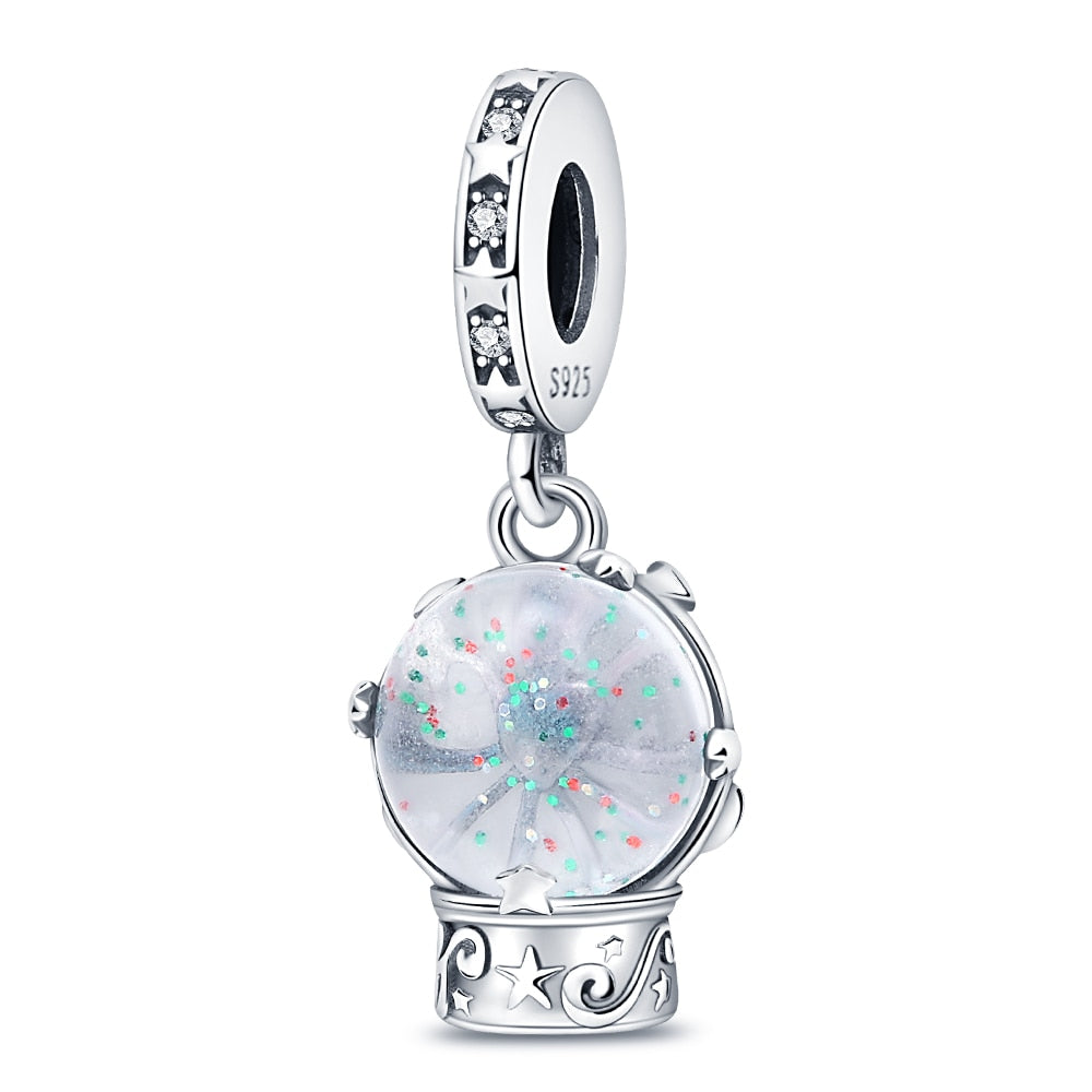 925 Sterling Silver and Crystal Charm Collection