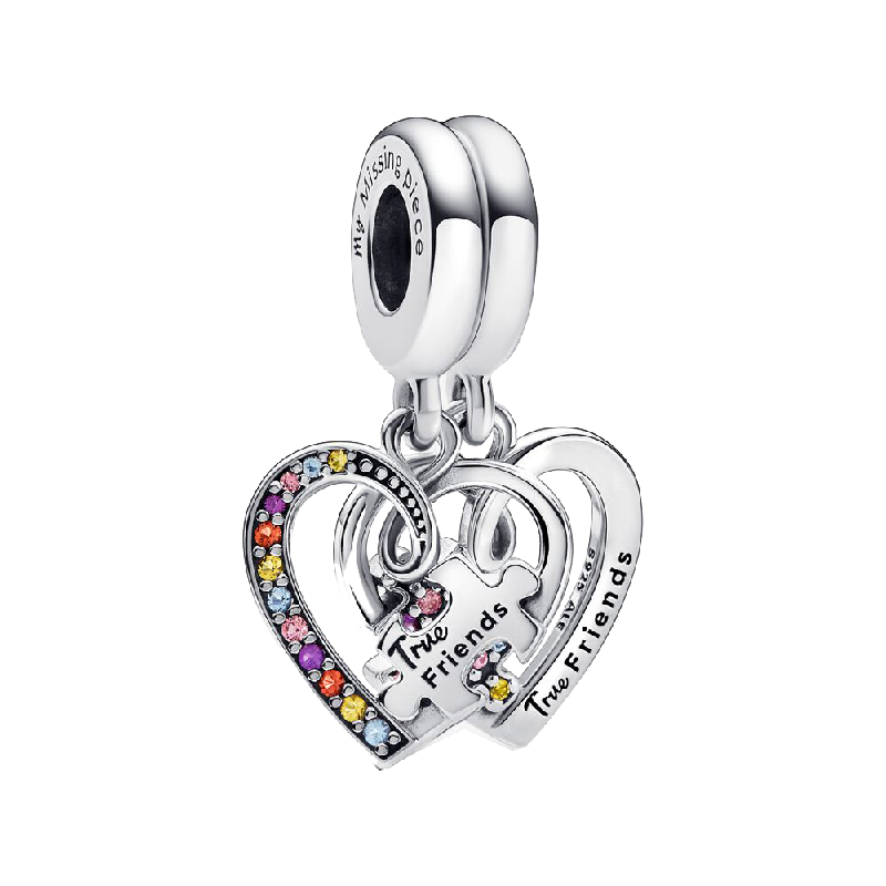 925 Sterling Silver and Crystal Charm Collection