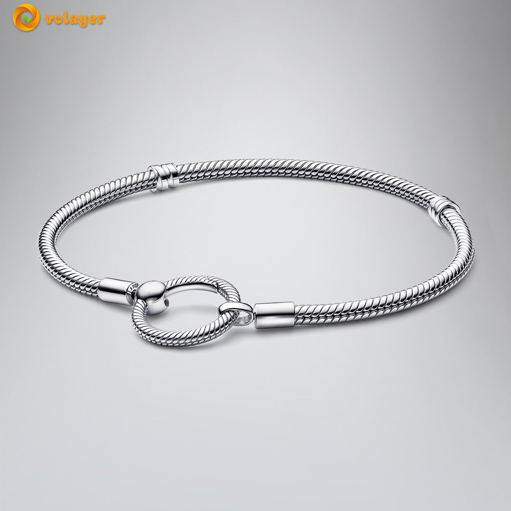 Sterling Silver Pandora-Style Bracelet