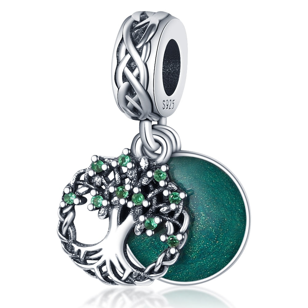 925 Sterling Silver and Crystal Charm Collection