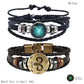 Star Sign Luminous Leather Bracelet