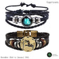 Star Sign Luminous Leather Bracelet