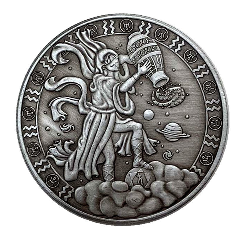 Silver Plated Zodiac Coin Collection