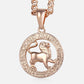 Celestial Rose Gold Zodiac Necklace