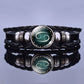 Multilayer Zodiac Sign Leather Bracelet