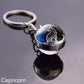 Starry Night Zodiac Sign Pendant/Keychain