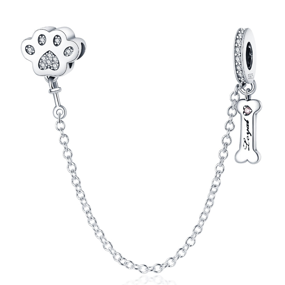 925 Sterling Silver and Crystal Charm Collection