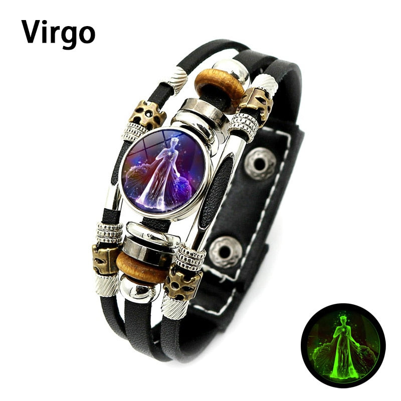 Sign of the Times Leather Bracelet