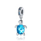 925 Sterling Silver and Crystal Charm Collection