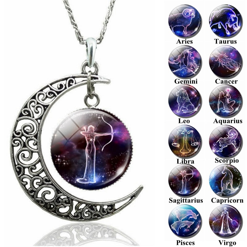 Celestial Zodiac Sign Pendant