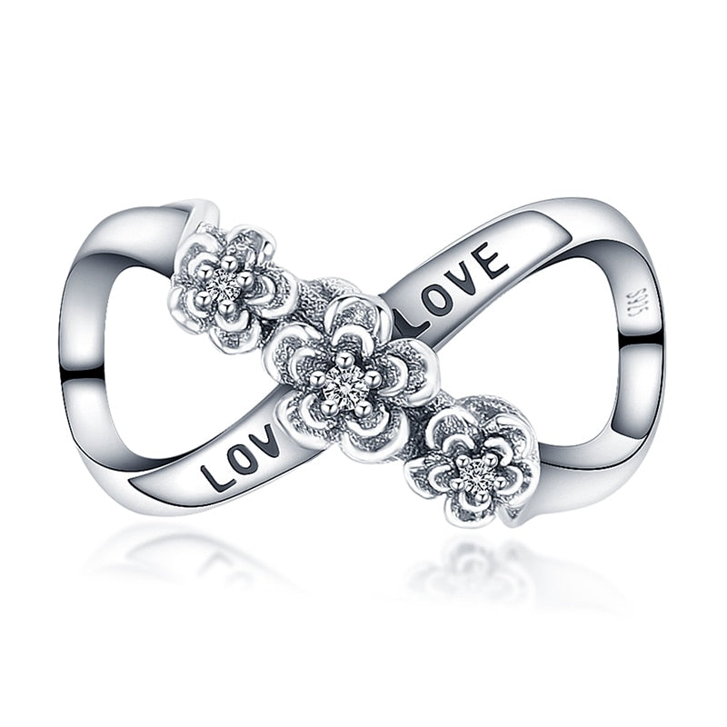 925 Sterling Silver and Crystal Charm Collection