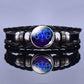 Multilayer Zodiac Sign Leather Bracelet