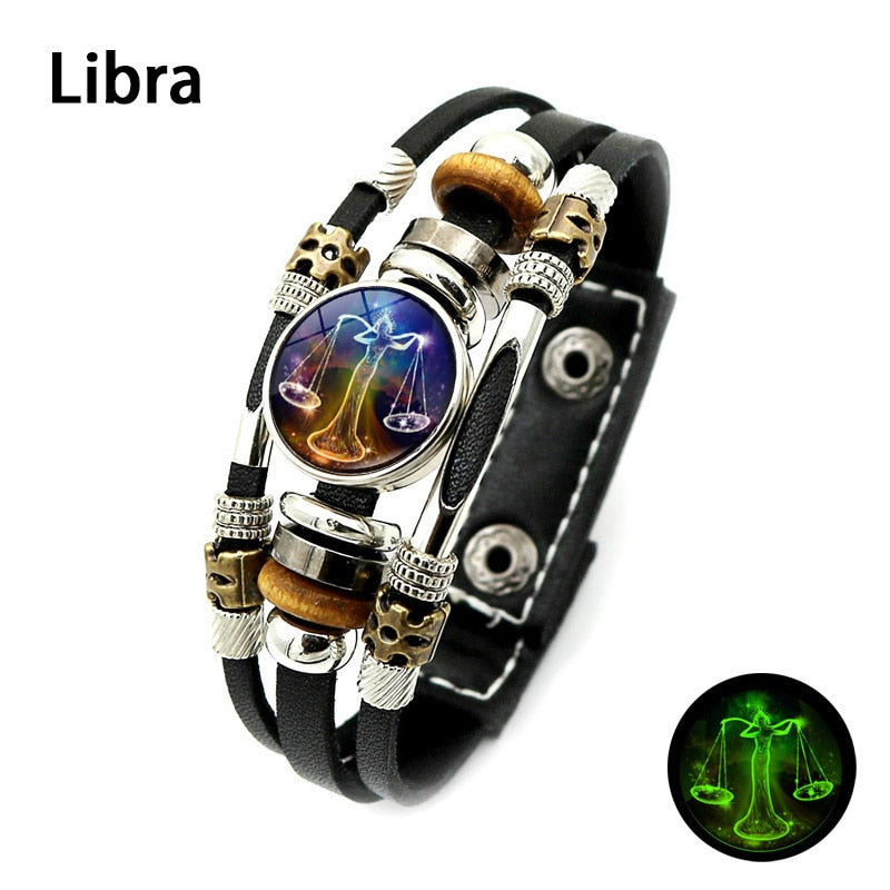 Sign of the Times Leather Bracelet