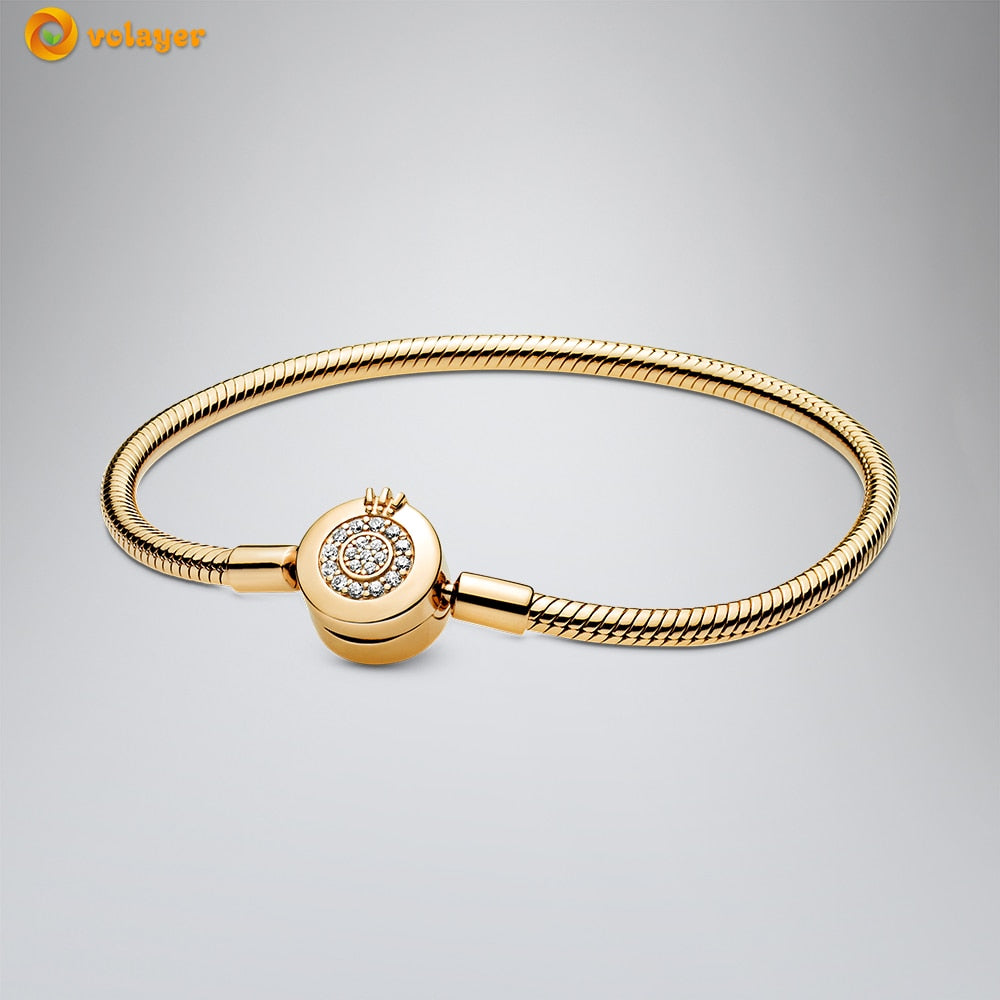 Sterling Silver Pandora-Style Bracelet