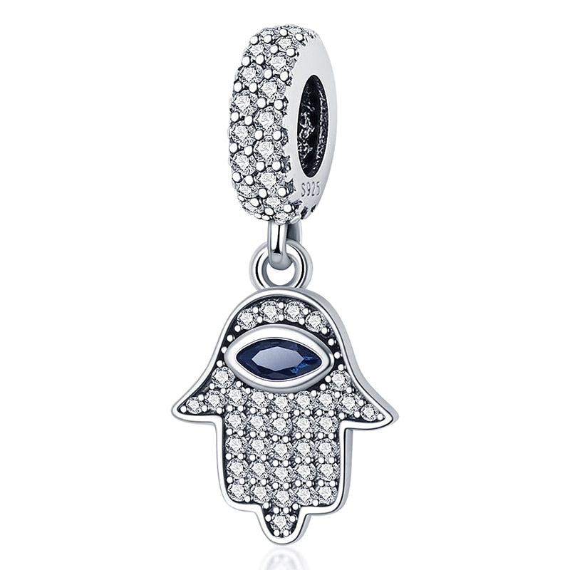 925 Sterling Silver and Crystal Charm Collection
