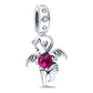 925 Sterling Silver and Crystal Charm Collection
