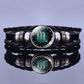 Multilayer Zodiac Sign Leather Bracelet