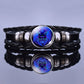 Multilayer Zodiac Sign Leather Bracelet