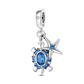 925 Sterling Silver and Crystal Charm Collection