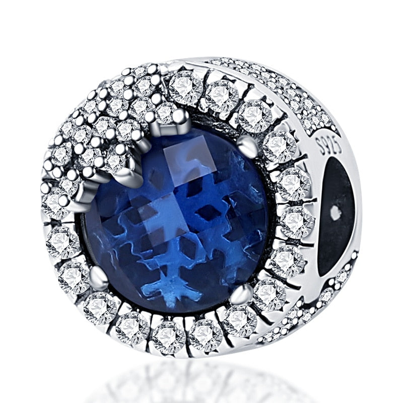925 Sterling Silver and Crystal Charm Collection