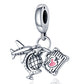 925 Sterling Silver and Crystal Charm Collection