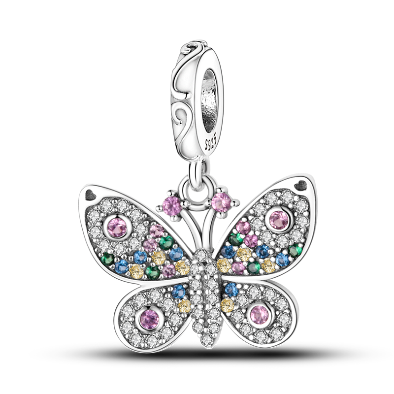 925 Sterling Silver and Crystal Charm Collection