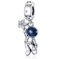 925 Sterling Silver and Crystal Charm Collection