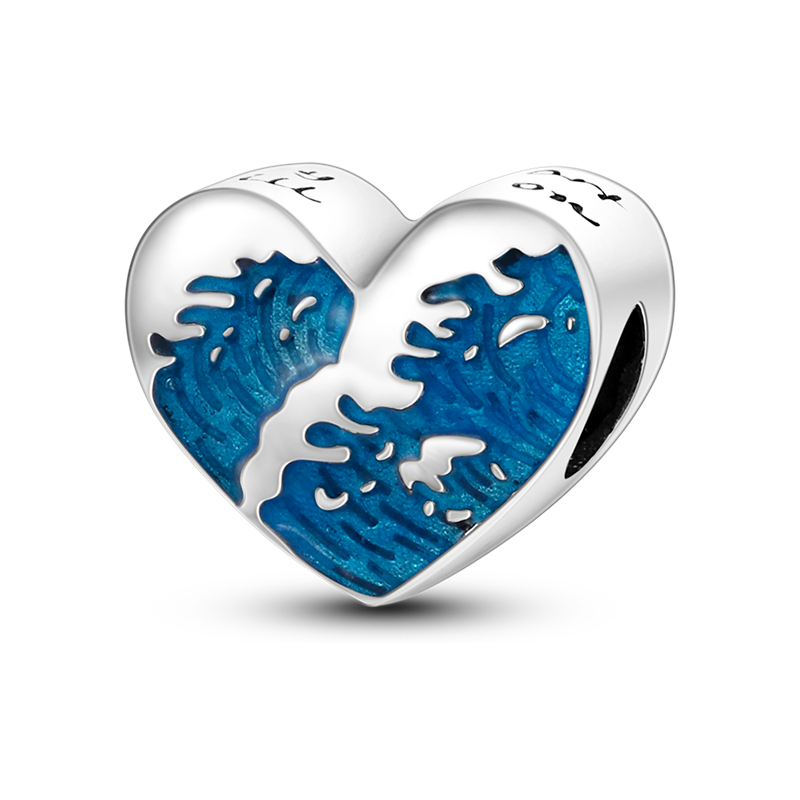 925 Sterling Silver and Crystal Charm Collection
