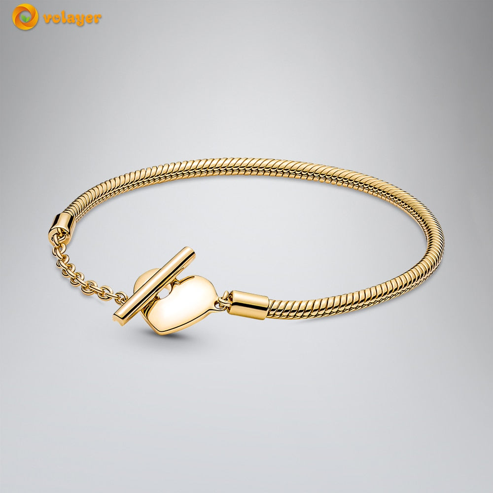 Sterling Silver Pandora-Style Bracelet