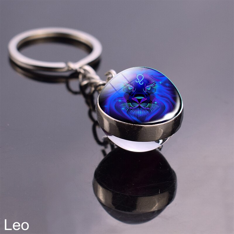 Starry Night Zodiac Sign Pendant/Keychain