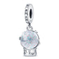 925 Sterling Silver and Crystal Charm Collection