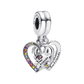 925 Sterling Silver and Crystal Charm Collection