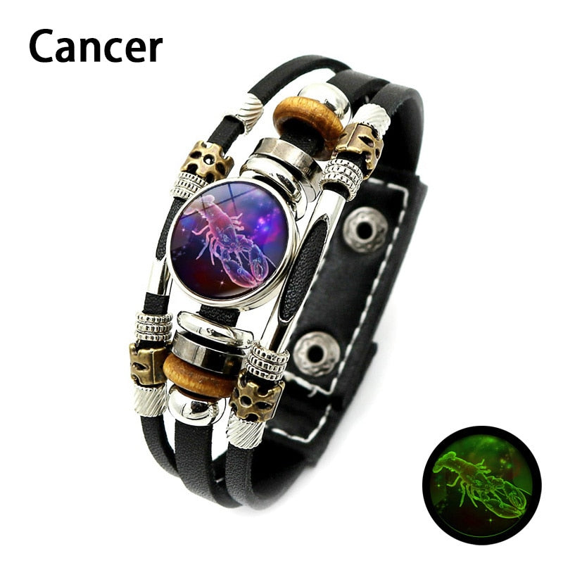 Sign of the Times Leather Bracelet