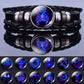 Multilayer Zodiac Sign Leather Bracelet