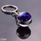 Starry Night Zodiac Sign Pendant/Keychain