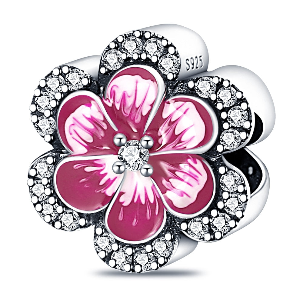 925 Sterling Silver and Crystal Charm Collection