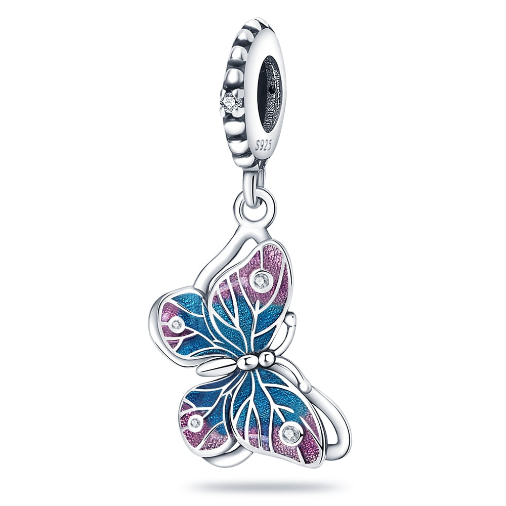 925 Sterling Silver and Crystal Charm Collection