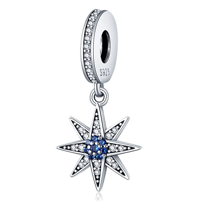 925 Sterling Silver and Crystal Charm Collection